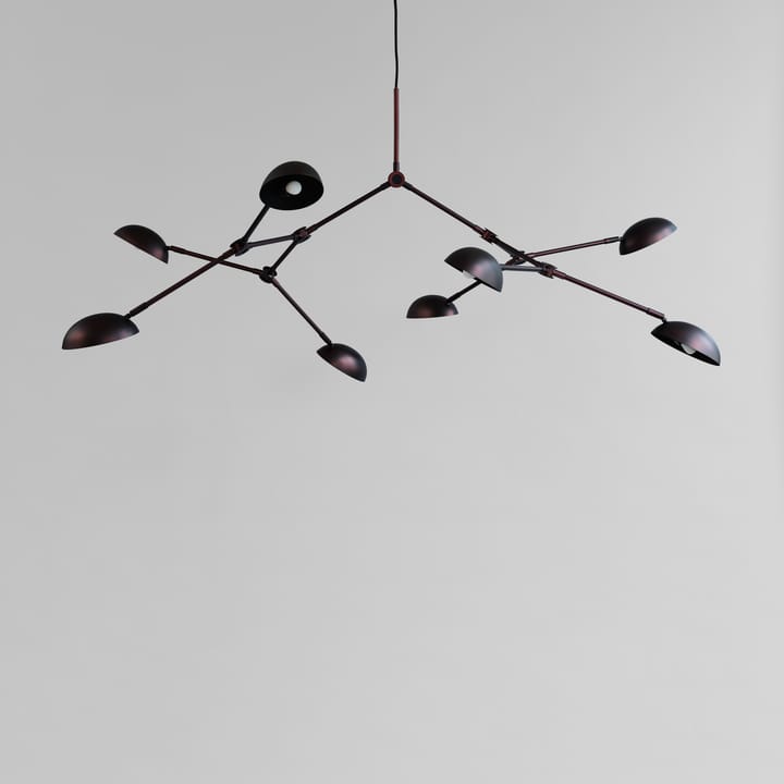 Lustre Drop Chandelier, Burned black 101 Copenhagen