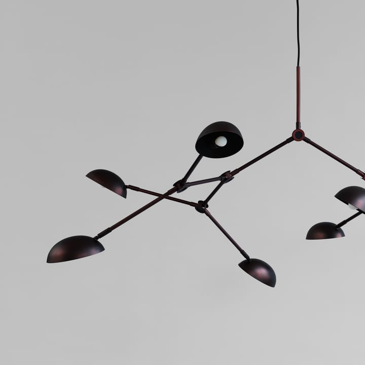 Lustre Drop Chandelier, Burned black 101 Copenhagen