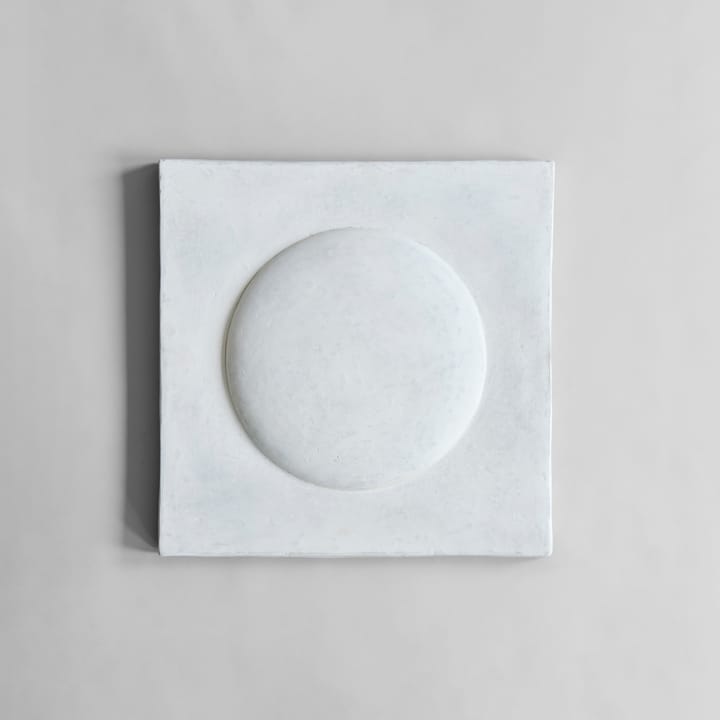 Sculpt Art Shield decoração mural 58x58 cm - Branco giz - 101 Copenhagen