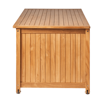 Caixa de almofadas Bjärknäs com rodas L 180x85x75 cm - Teak - 1898