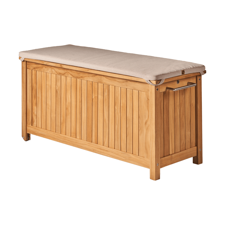 Caixa de almofadas Bjärknäs com rodas S 130x50x60 cm - Teak - 1898