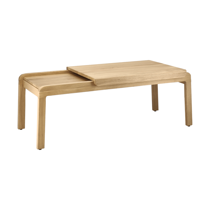 Mesa de centro Knutskog 115x52x41 cm - Carvalho natural laqueado - 1898