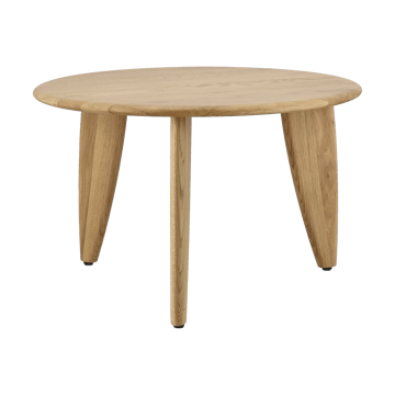 Mesa de centro Lyckeby Ø60x37,5 cm - Carvalho natural laqueado - 1898