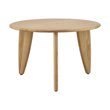 Mesa de centro Lyckeby Ø60x37,5 cm - Carvalho natural laqueado - 1898