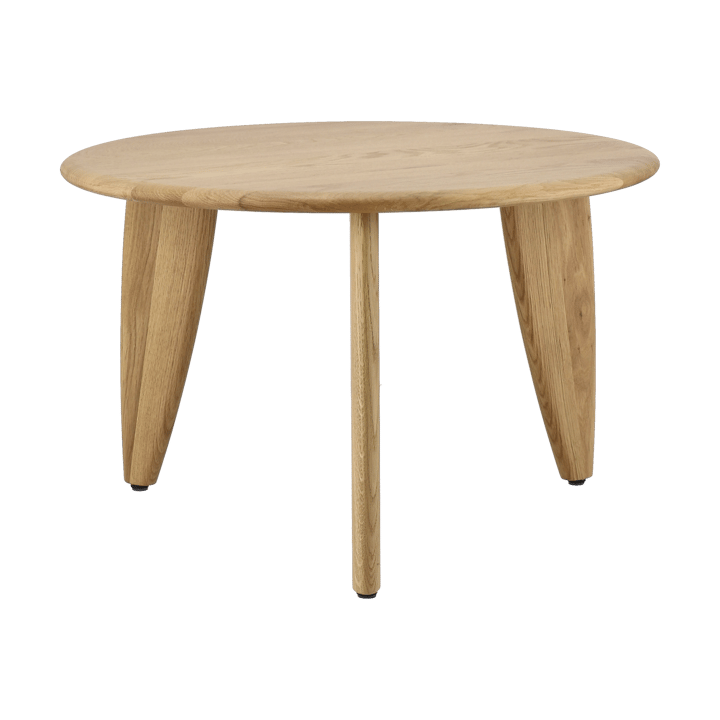 Mesa de centro Lyckeby Ø60x37,5 cm, Carvalho natural laqueado 1898