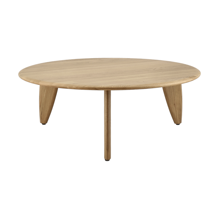 Mesa de centro Lyckeby Ø80x29 cm, Carvalho natural laqueado 1898