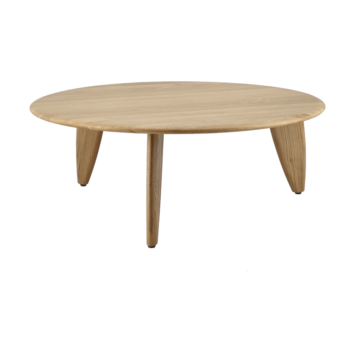 Mesa de centro Lyckeby Ø80x29 cm, Carvalho natural laqueado 1898