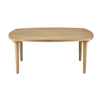 Mesa de centro Nyhem 89x59x37 cm - Carvalho natural laqueado - 1898