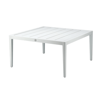 Mesa de centro Santander 78x78x40 cm - Alumínio branco - 1898