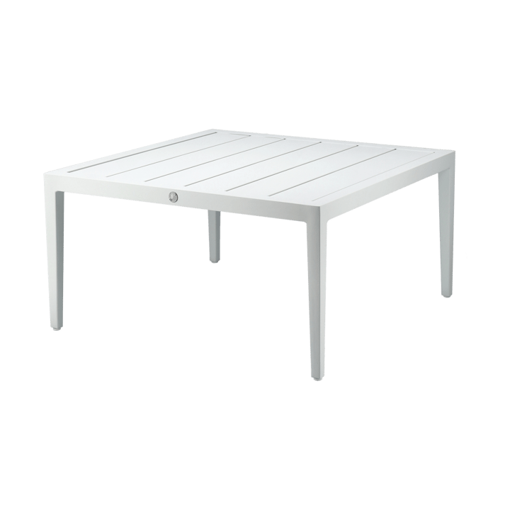 Mesa de centro Santander 78x78x40 cm, Alumínio branco 1898