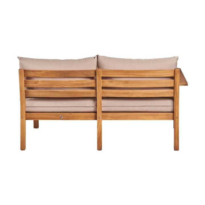 Sofá Stockaryd 2 lugares módulo direito teak/beige - undefined - 1898