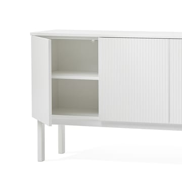 Mesa de apoio Beam  - Verniz branco, estrutura branca - A2