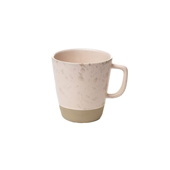 Caneca com asa Raw 30 cl - nude com pintas - Aida