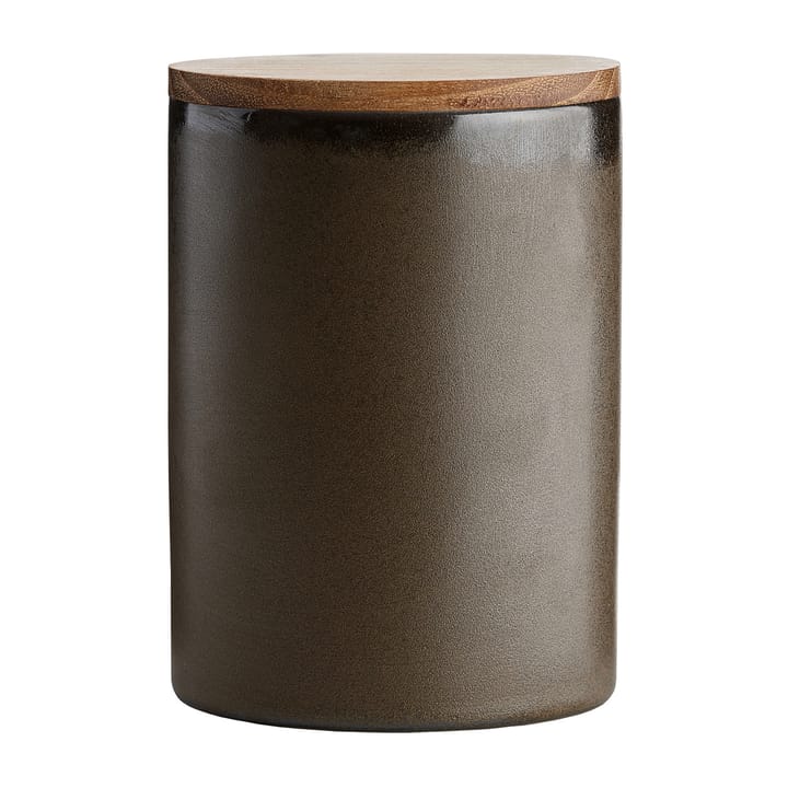 Frasco de conservação com tampa Raw 15 cm - Metallic brown - Aida