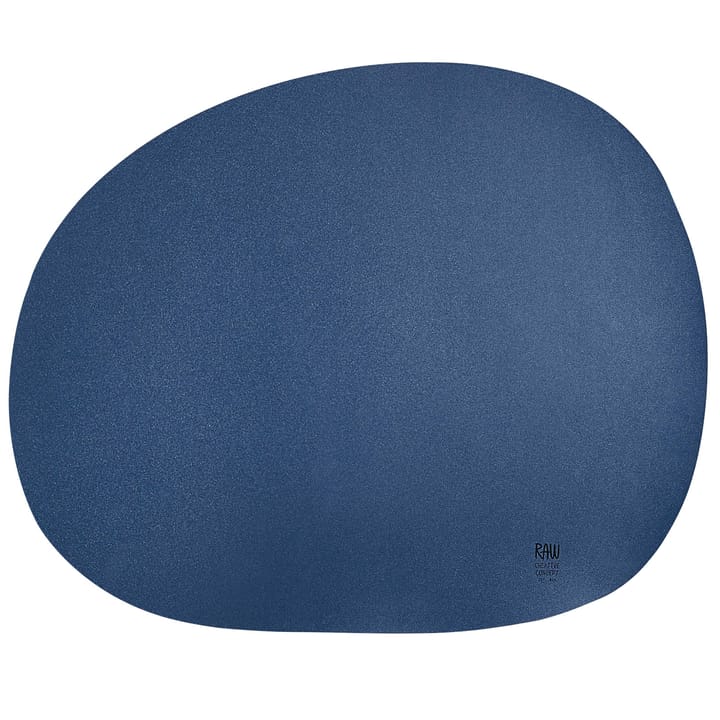 Individual de mesa Raw 41 x 33,5 cm - azul escuro - Aida