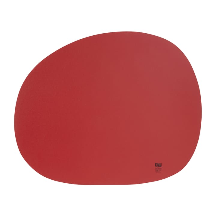 Individual de mesa Raw 41 x 33,5 cm, Very berry red Aida