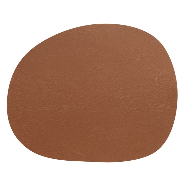 Individual de mesa Raw em couro - Cinnamon brown buffalo - Aida