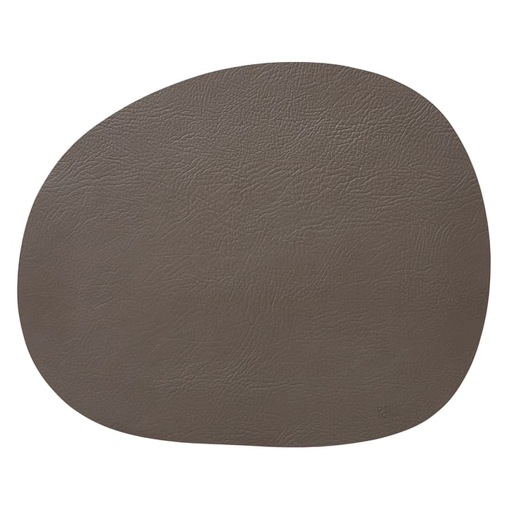 Individual de mesa Raw em couro - Clay buffalo - Aida