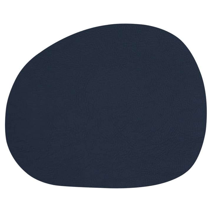 Individual de mesa Raw em couro - Dark blue buffalo (azul escuro) - Aida