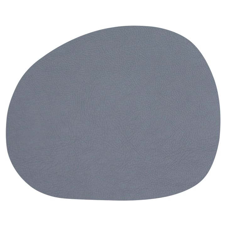 Individual de mesa Raw em couro, Grey buffalo (cinza) Aida