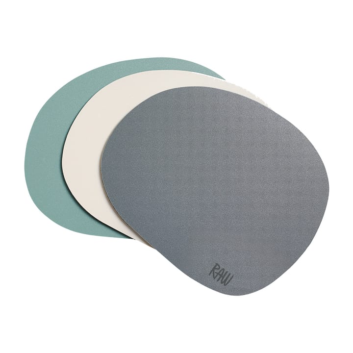 Placemate silicone Raw 6-unidades - Cinzento - Aida