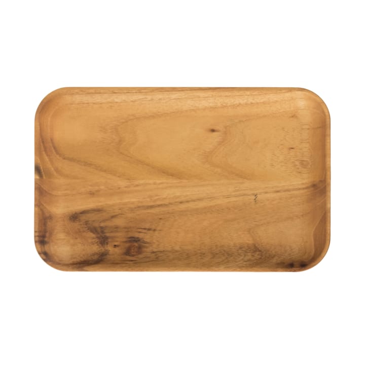 Prato retangular Raw 23,7x14,9 cm - Wood - Aida