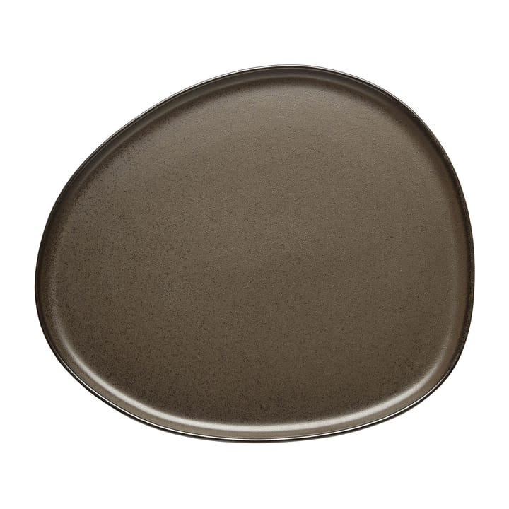 Raw Organic prato 29x25 cm - Metallic Brown - Aida