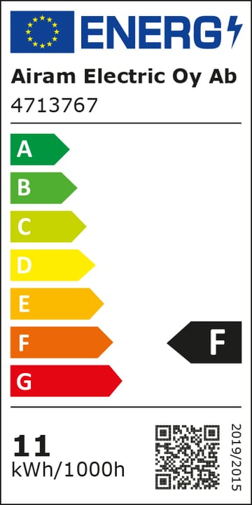 Fonte de luz LED Airam - Opala regulável e27, 12w  - Airam