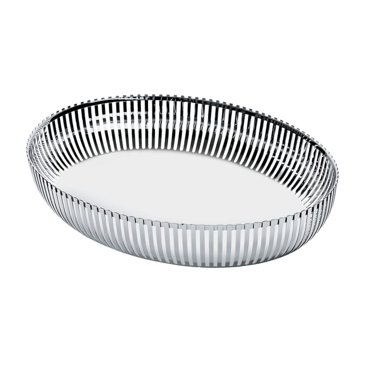 Cesta oval PCH06 20x26 cm - Aço inoxidável - Alessi