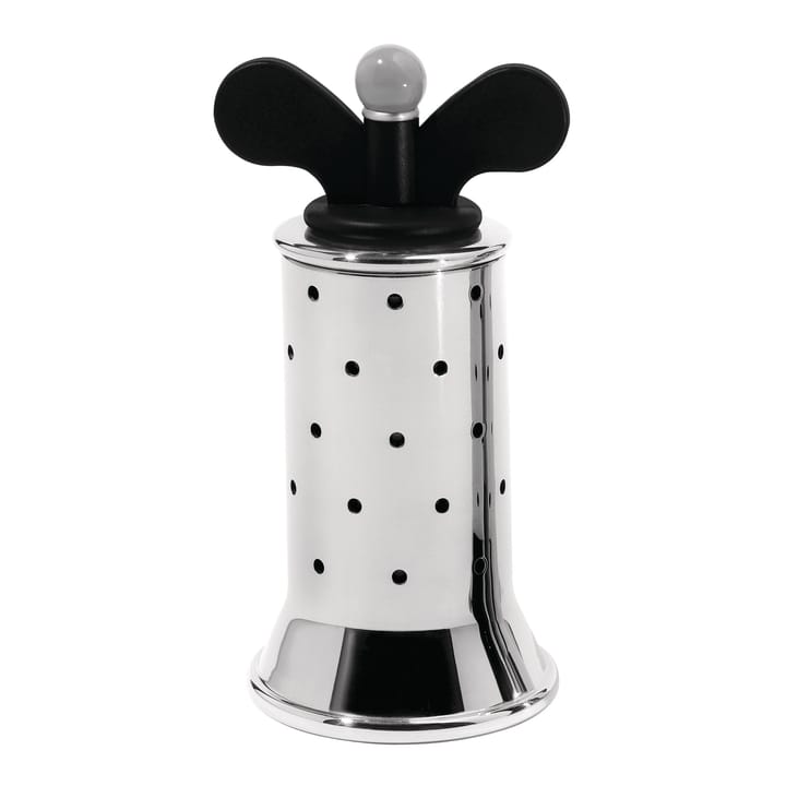 Moinho de pimenta Alessi - preto-aço inoxidável  - Alessi