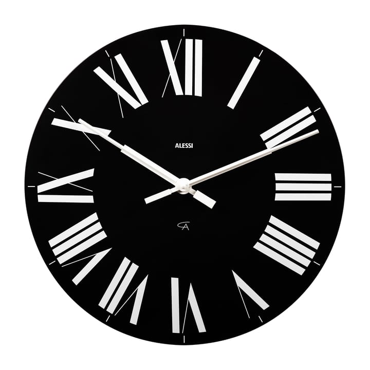 Relógio de parede Firenze Ø36 cm - Preto - Alessi