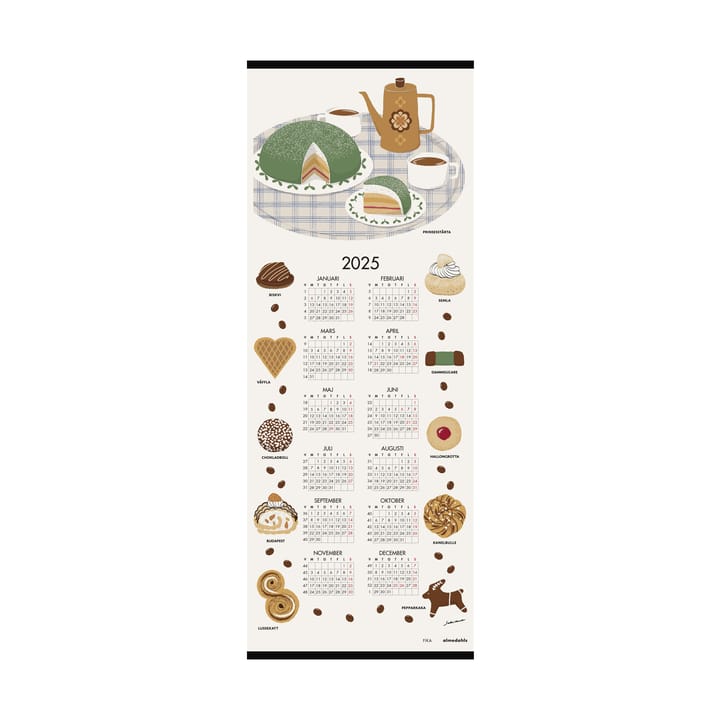 Fika Calendário 2025 - 35x90 cm - Almedahls