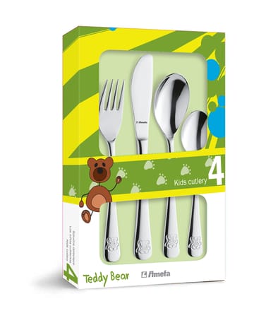 Talheres infantis Teddy, 4 peças - Aço inoxidável - Amefa