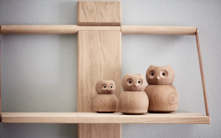 Figura de madeira Andersen Owl Medium - Oak - Andersen Furniture