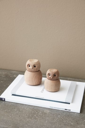 Figura de madeira Andersen Owl Medium - Oak - Andersen Furniture