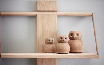 Figura de madeira Andersen Owl Small - Oak - Andersen Furniture
