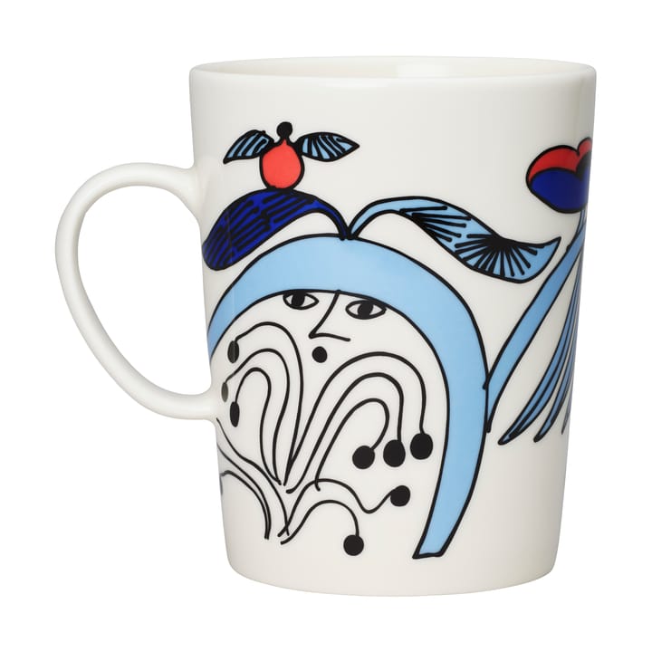 Caneca Puutarhurit 50 cl - Azul-branco-vermelho - Arabia