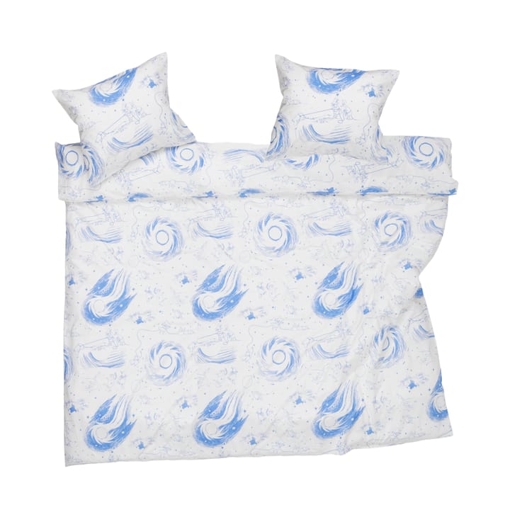 Conjunto de cama Moomin 240x210 cm - Cometa azul-branco - Arabia