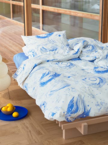 Conjunto de cama Moomin 240x210 cm - Cometa azul-branco - Arabia