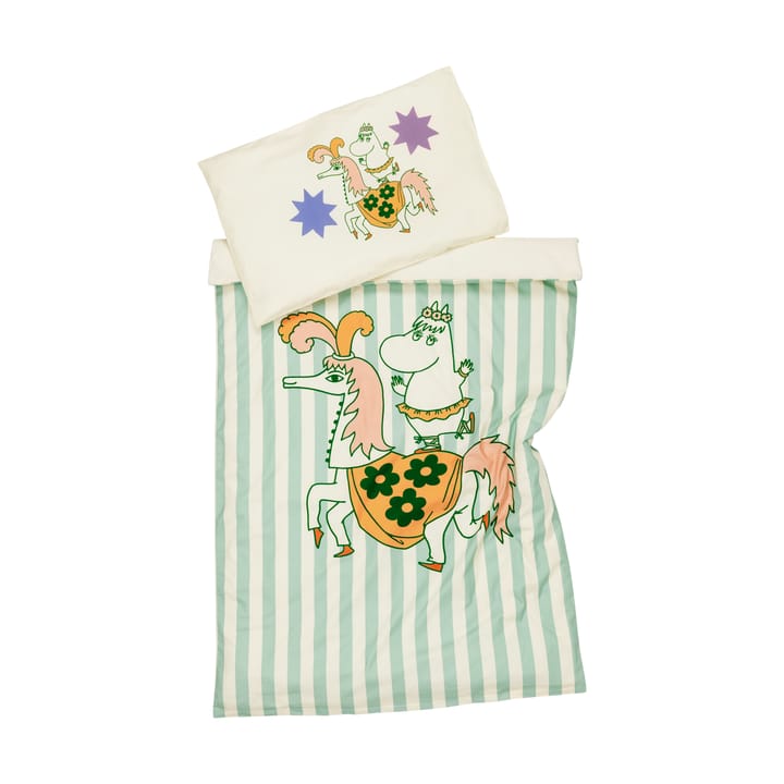 Conjunto de cama Moomin 85x125 cm - Cirkus randigt - Arabia