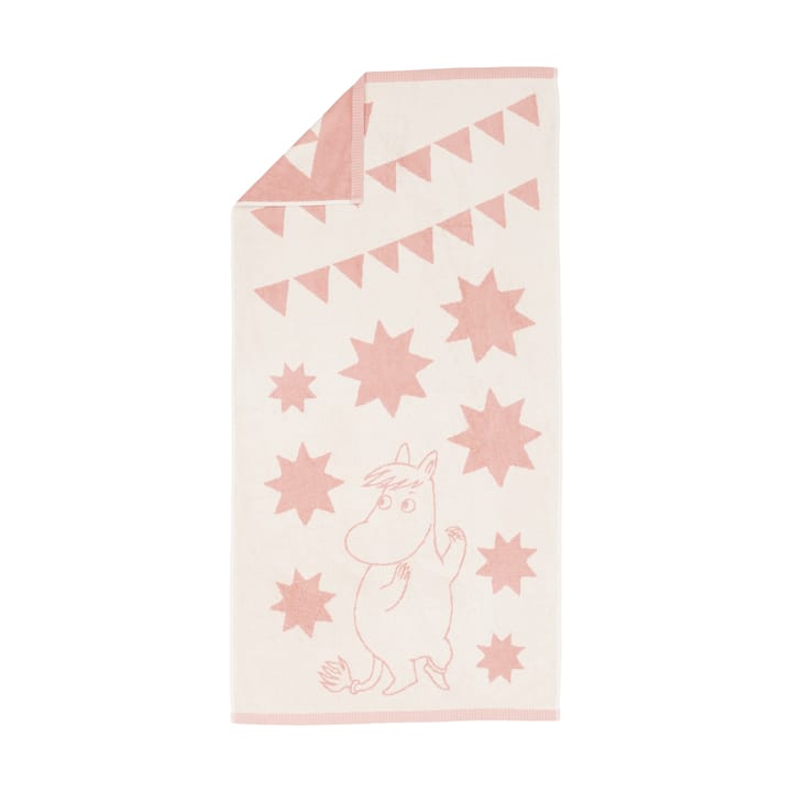 Toalha de banho Moomin 70x140 cm - stjärnor rosa - Arabia