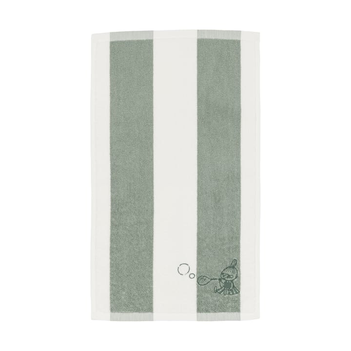 Toalha Moomin 30x50 cm - Lilla My verde-branco - Arabia