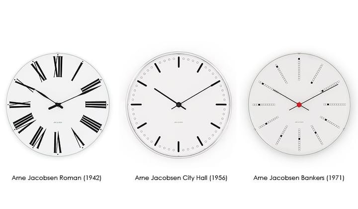 Relógio Arne Jacobsen City Hall  - Ø290 mm - Arne Jacobsen Clocks