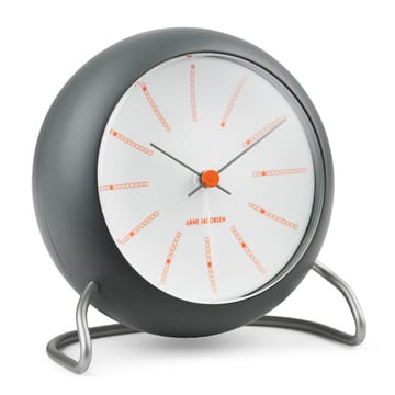 Relógio de mesa AJ Bankers Ø11 cm - Cinza escuro - Arne Jacobsen Clocks