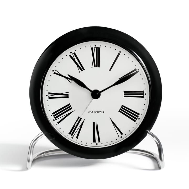 Rel�ógio de mesa AJ Roman - preto - Arne Jacobsen Clocks