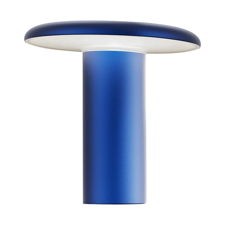 Candeeiro de mesa portátil Takku 19 cm - azul anodizado - Artemide