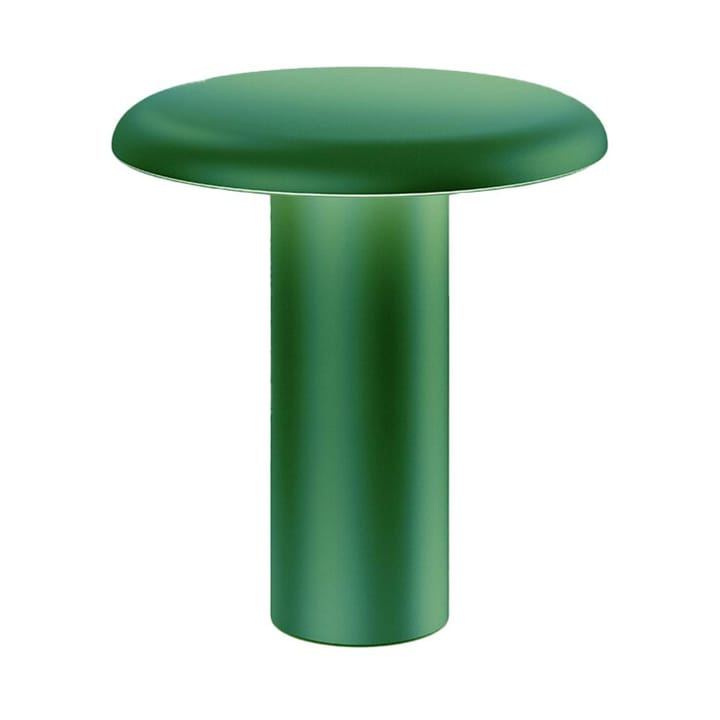 Candeeiro de mesa portátil Takku 19 cm, Verde anodizado Artemide