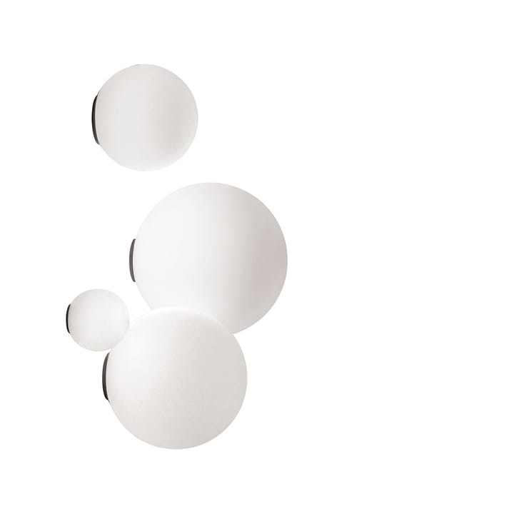 Candeeiro de parede e de teto Dioscuri , branco, 25cm Artemide