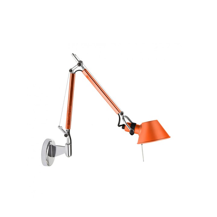 Candeeiro de parede Tolomeo micro - laranja anodizado - Artemide