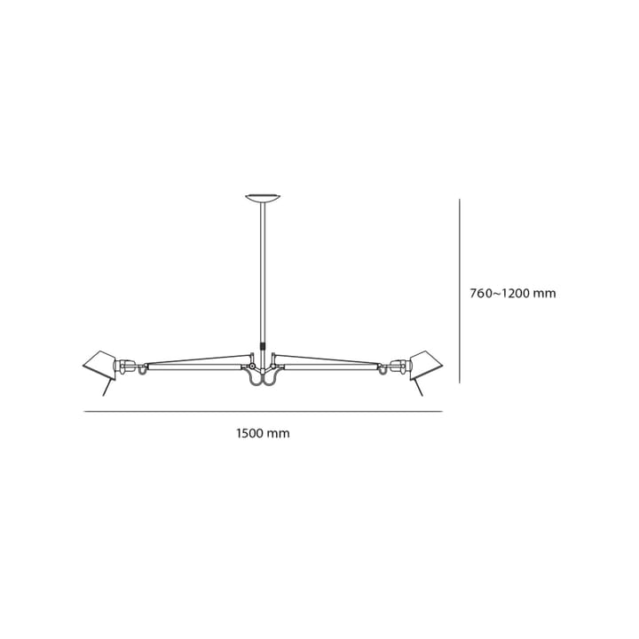 Candeeiro Tolomeo - Alumínio  - Artemide